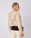 Beige Crop Jacket