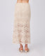 Cream Knitted Skirt