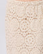 Cream Knitted Skirt