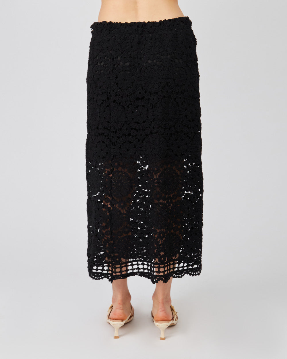 Black Knitted Skirt