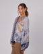 Light Blue Printed Blouse