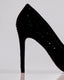 Black glitter stiletto