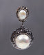 Silver Earrings Pearls