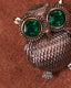 Old Gold Owl Brooch