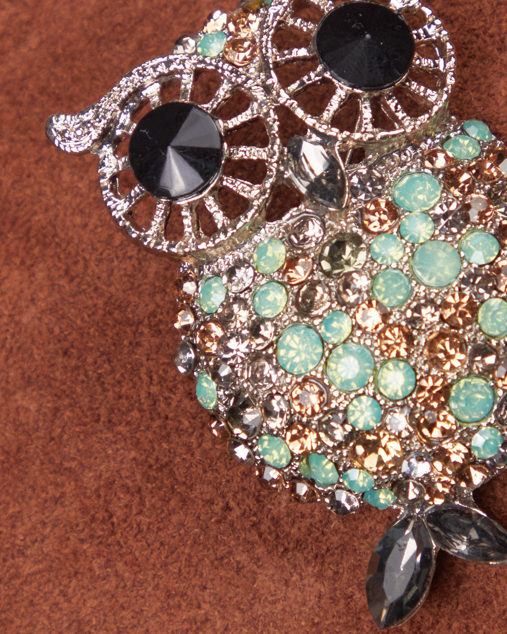 Silver Owl Brooch