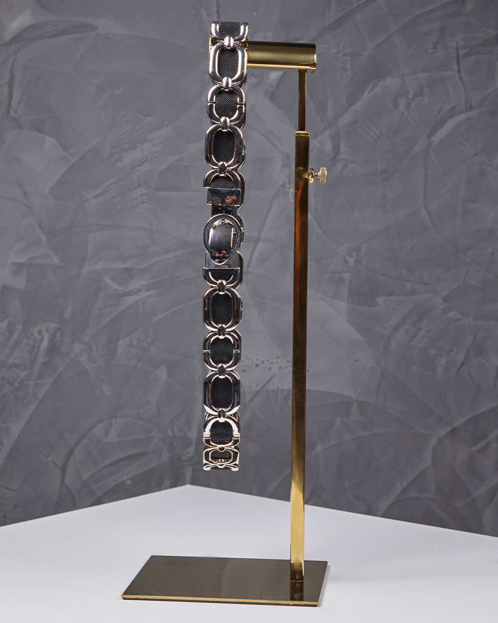 Black Belt Silver Chain