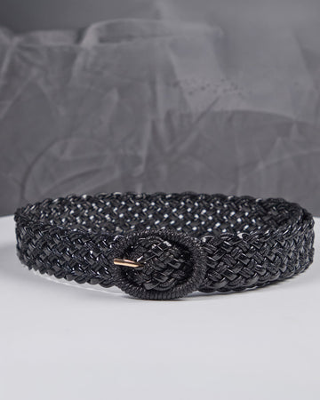 Woven Black Belt