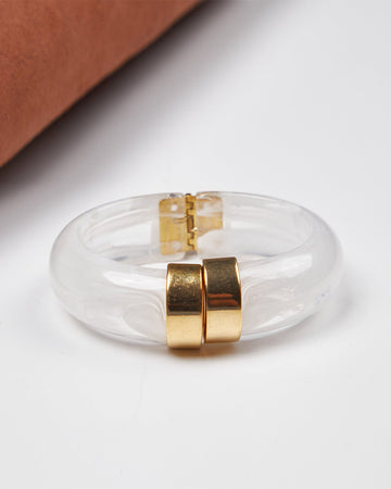 White Oval Bracelet