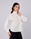 White High-Neck Blouse