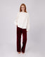 White Blouse Open Sleeve