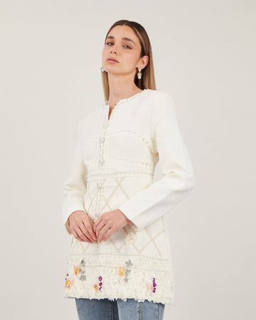 Pearl Tweed Mini Dress