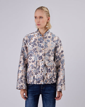 Beige Floral Jacket
