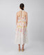 Floral Dress With Tie Neck