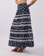 Blue Embroidered Skirt