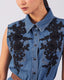 Blue Bloom Denim Dress