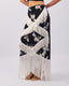 Black Floral Fringe