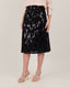 Black Organza Sequin Skirt