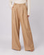 Beige Pleated Pant