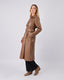 Long Brown Trench Coat Belt