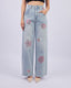 Light Blue Sakura Jeans
