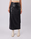 Black Vegan Leather Skirt