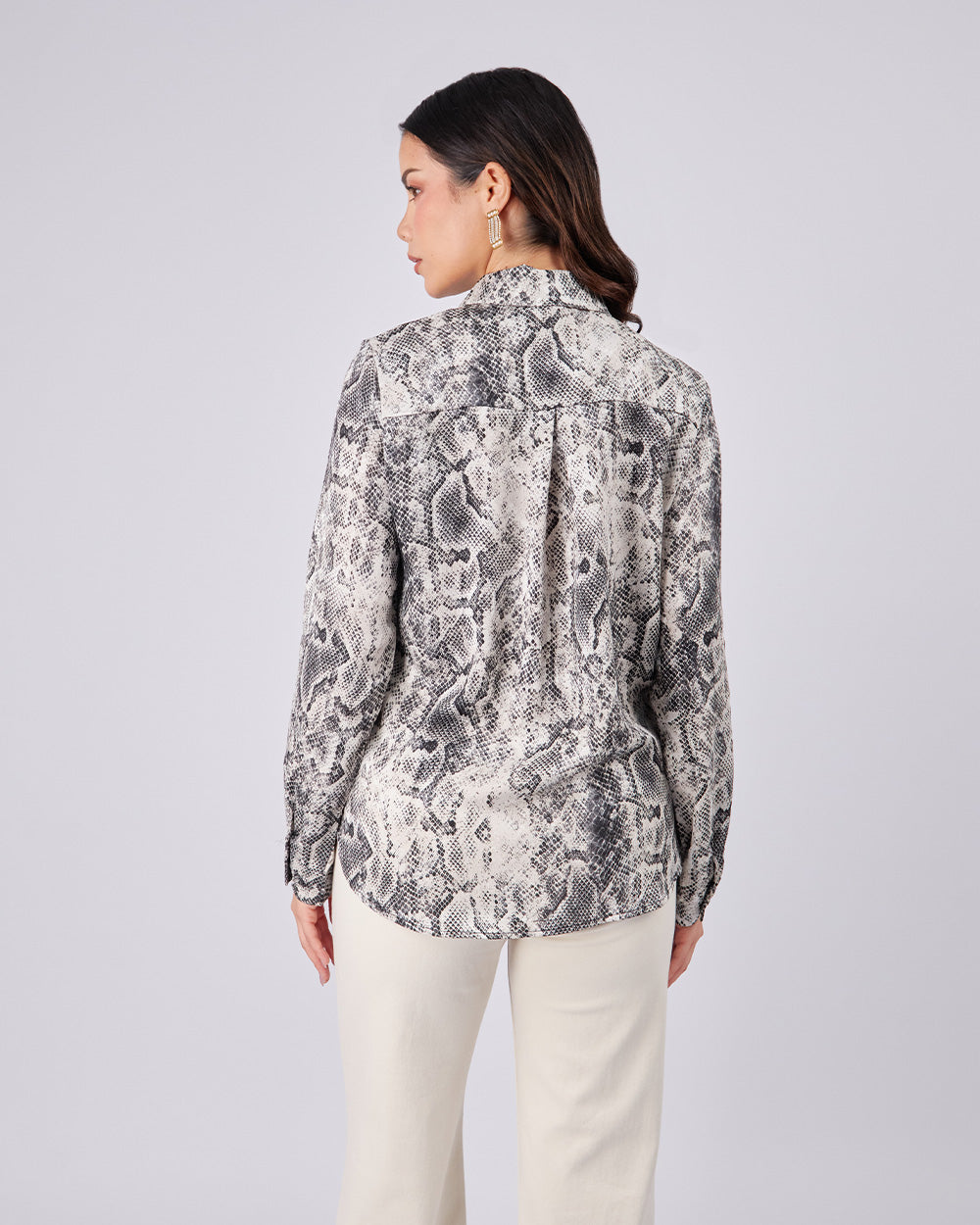 Snake-Print Shirt