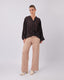 Taupe Wide Leg Pants