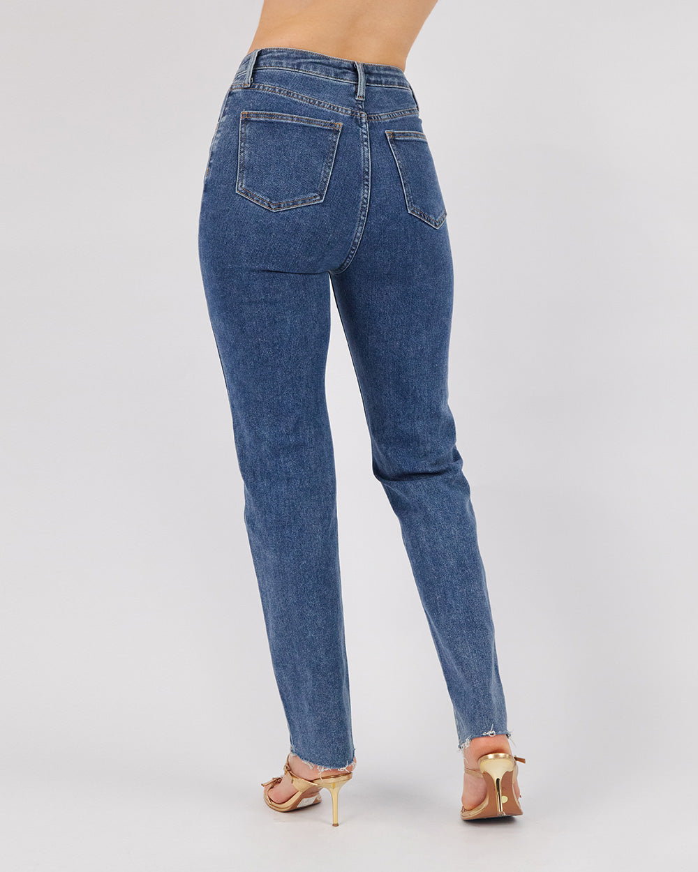 Blue Pants With Black Hearts