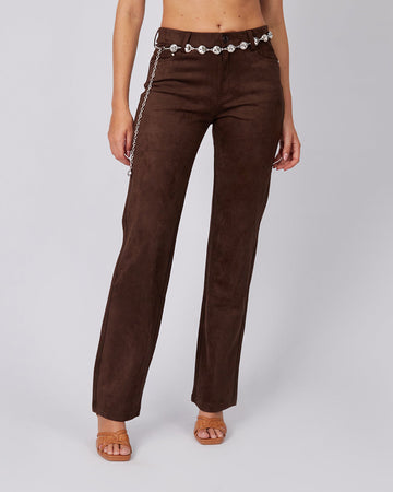 Chocolate Denim Pants
