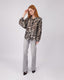 Grey Denim Straight Leg Pant