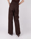 Brown Denim Pants Wide Leg