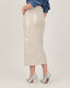 Ivory Long Skirt Pockets