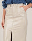 Ivory Long Skirt Pockets