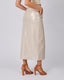 Ivory Long Skirt Pockets