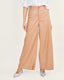 Camel wide-leg pants