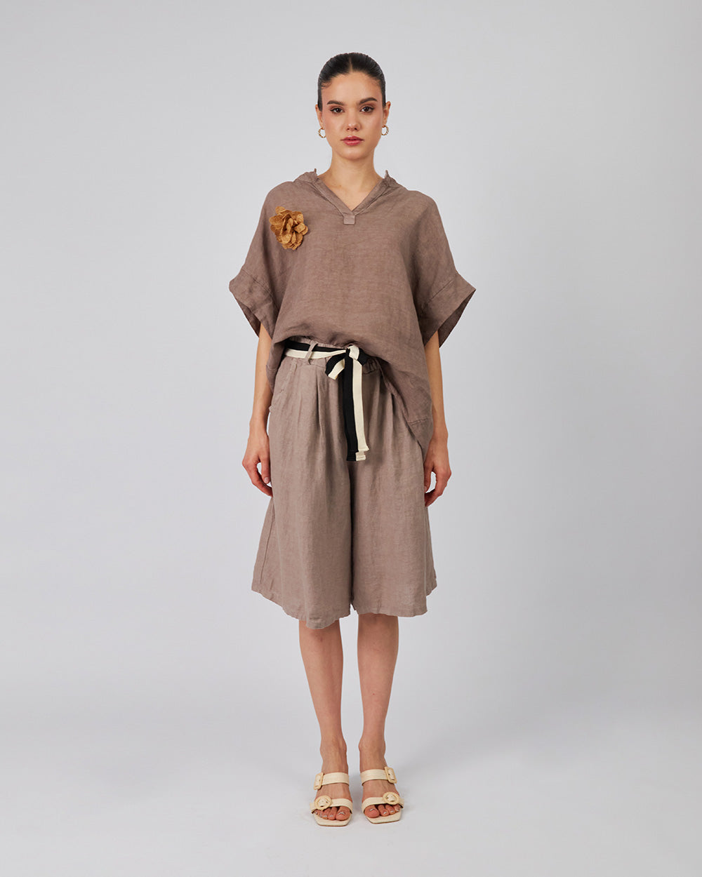 Chocolate Shorts With Pockets