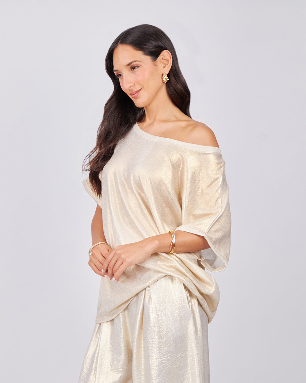 Gold Foil Blouse