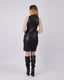 Vegan Leather Midi Dress