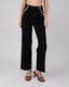 Black Trousers Side Buttons
