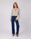 Blue Denim Pants Side Buttons