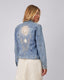 Light Blue Denim Mandala Jacket