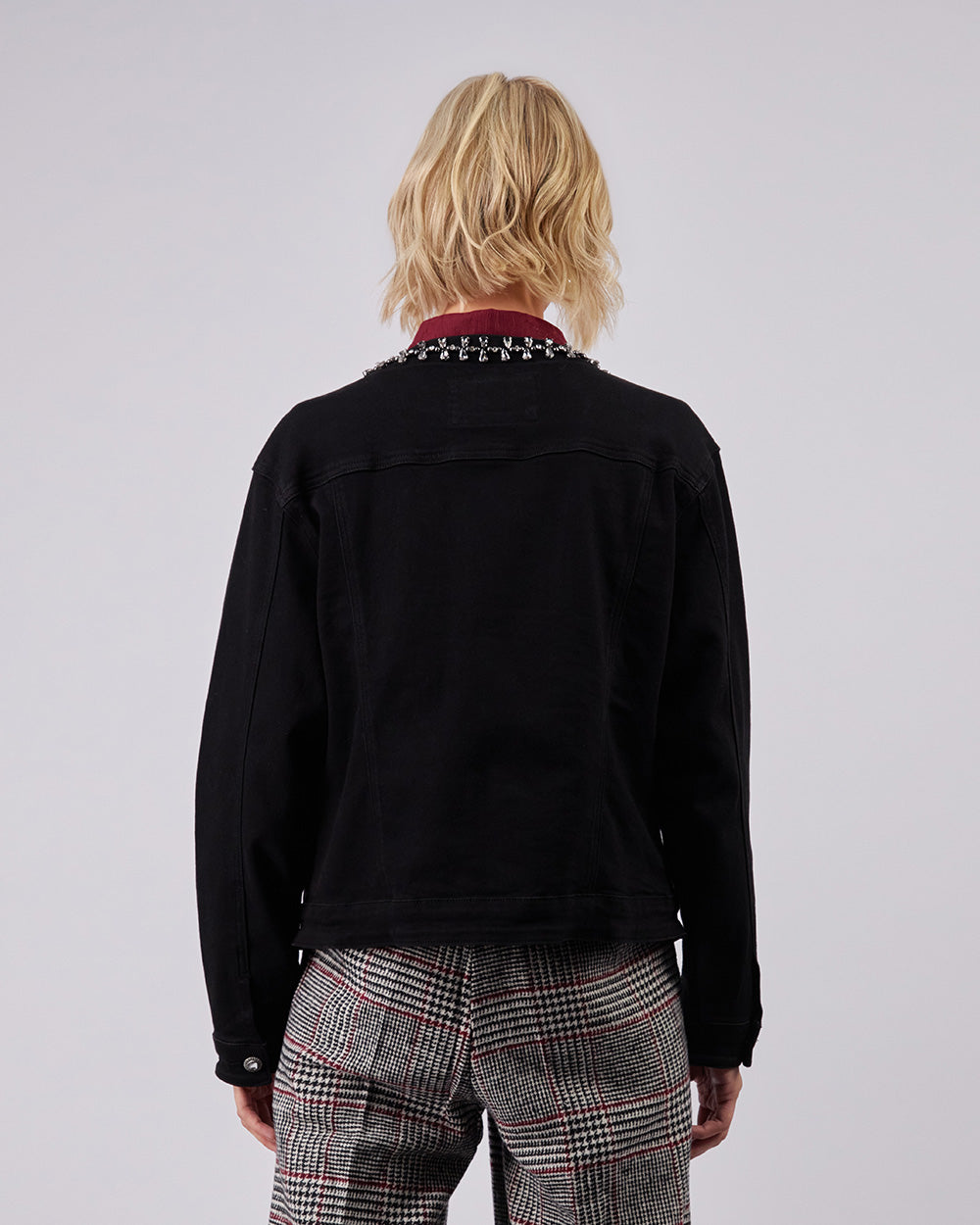 Black Denim Jacket Obsidian