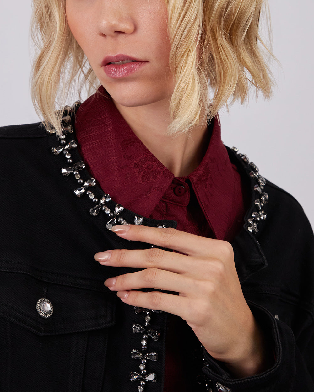 Black Denim Jacket Obsidian