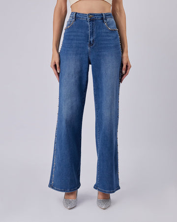 Blue Denim Pants