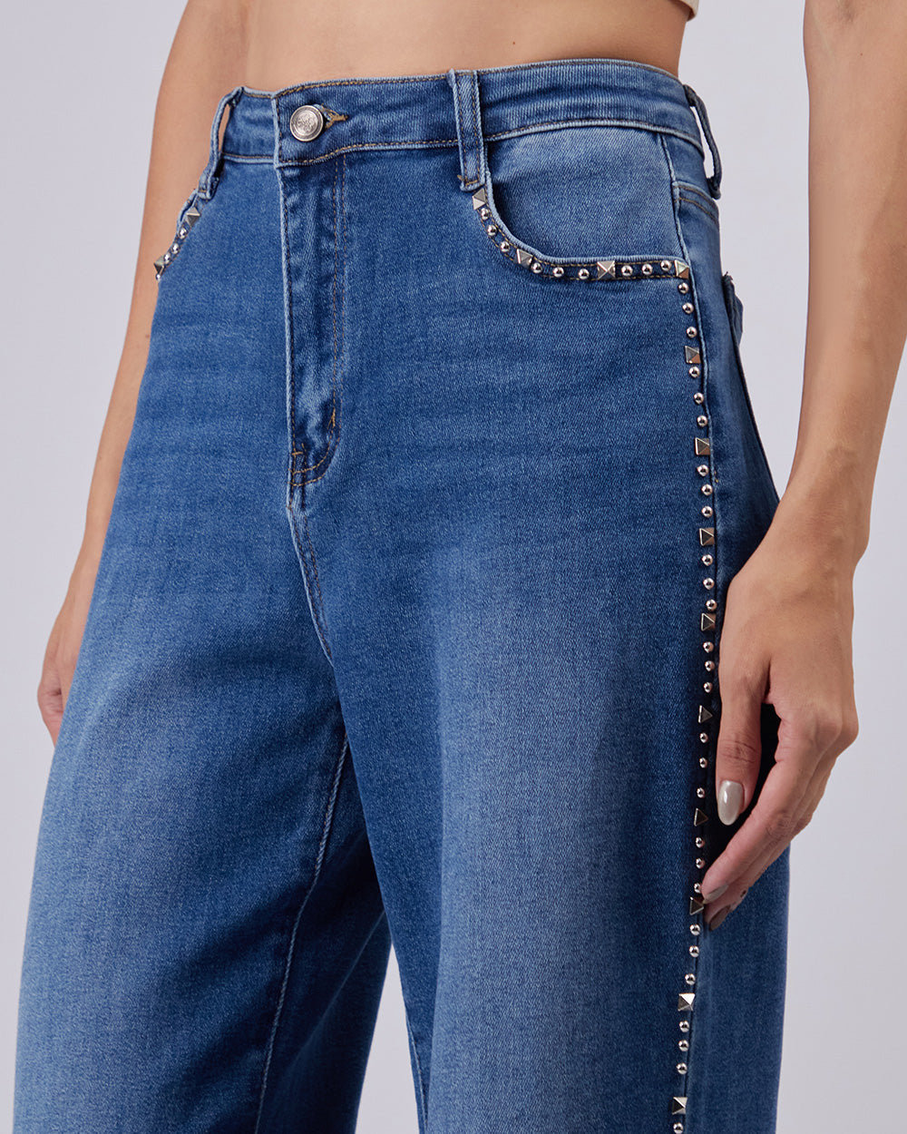 Blue Denim Pants