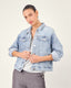 Light Blue Washed Denim Jacket