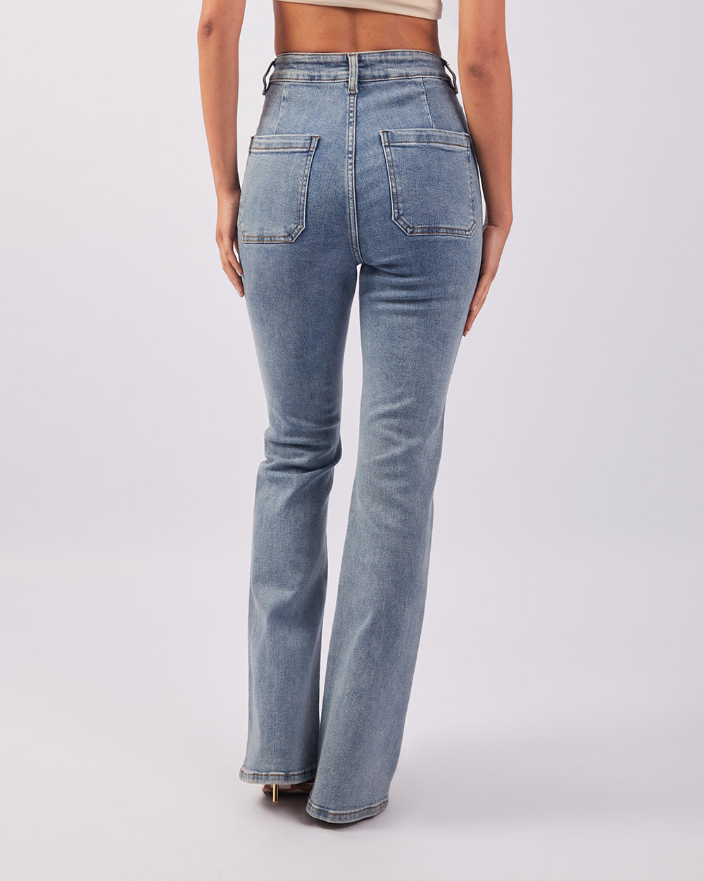 Sparkle Straight Jeans