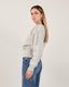 Taupe Knitted Sweater With Appliqué