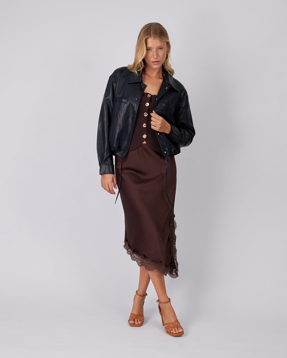 Blue Jacket Adjustable Waist