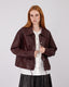 Burgundy Jacket Shirt Collar
